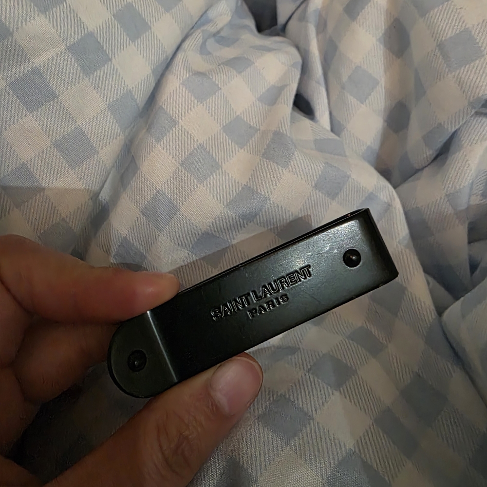 Saint Laurent Black Money Clip Ysl - Picture 7 of 7